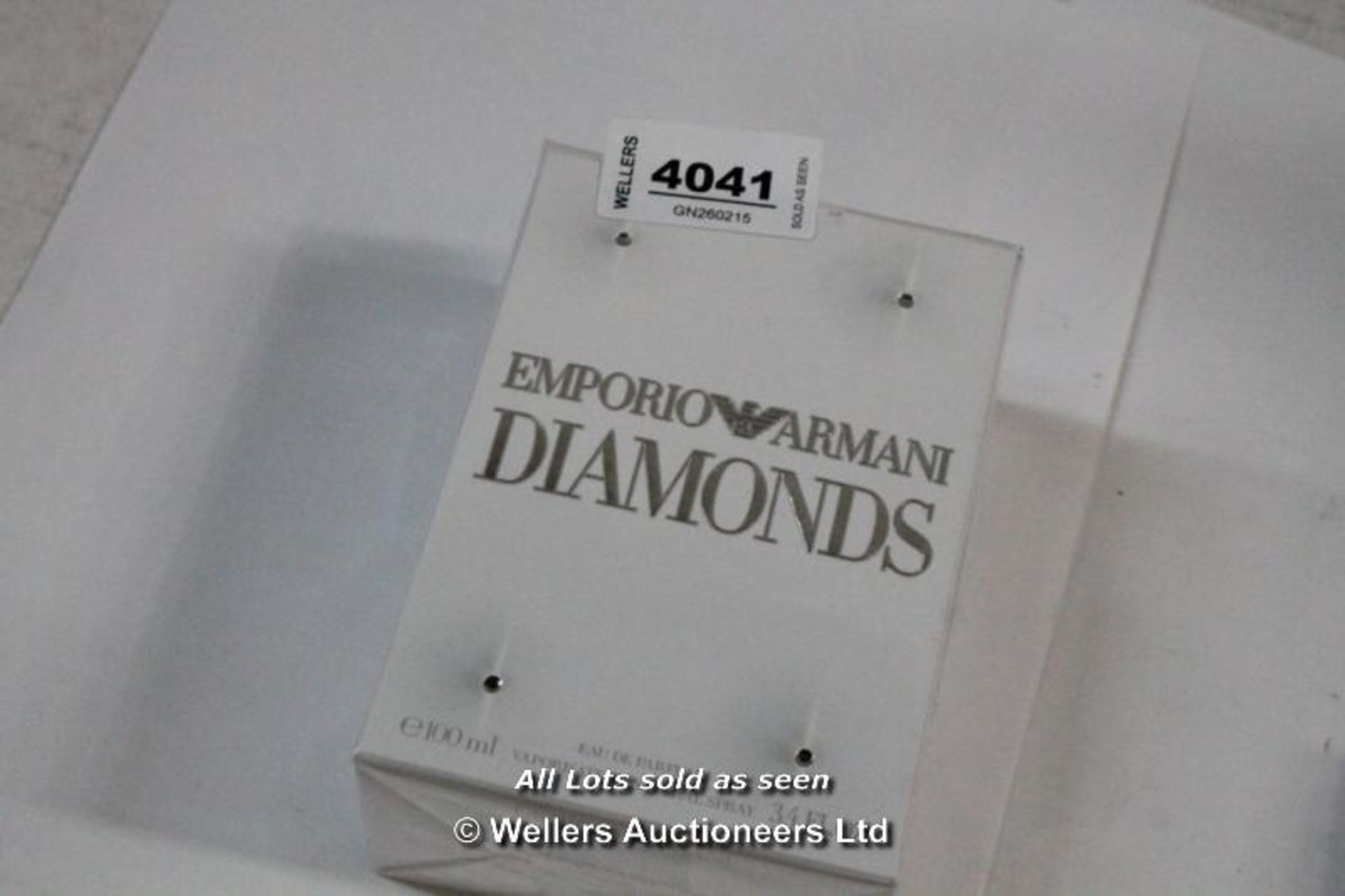 *EMPORIO ARMANI DIAMONDS EDP 100ML / GRADE: NEW  / SEALED  (DC2)[GN260215-4041}