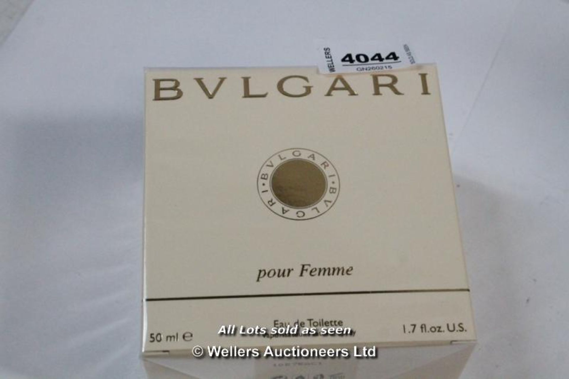 *BVLGARI POUR FEMME EDT 50ML / GRADE: NEW  / SEALED  (DC2)[GN260215-4044}