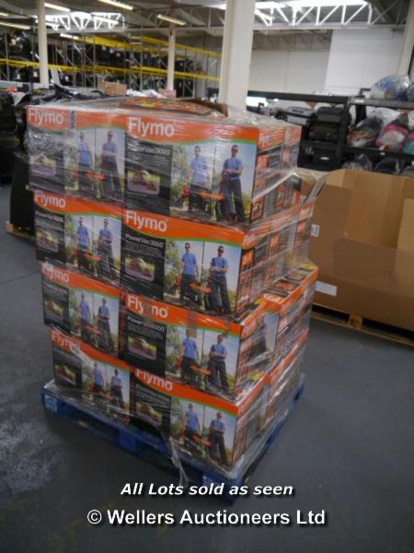 *1X MIXED PALLET OF APPROX 22X BOXED FLYMO POWERVAC 3000 GARDEN ELECTRIC BLOWER.   (LOCATION - Image 2 of 2