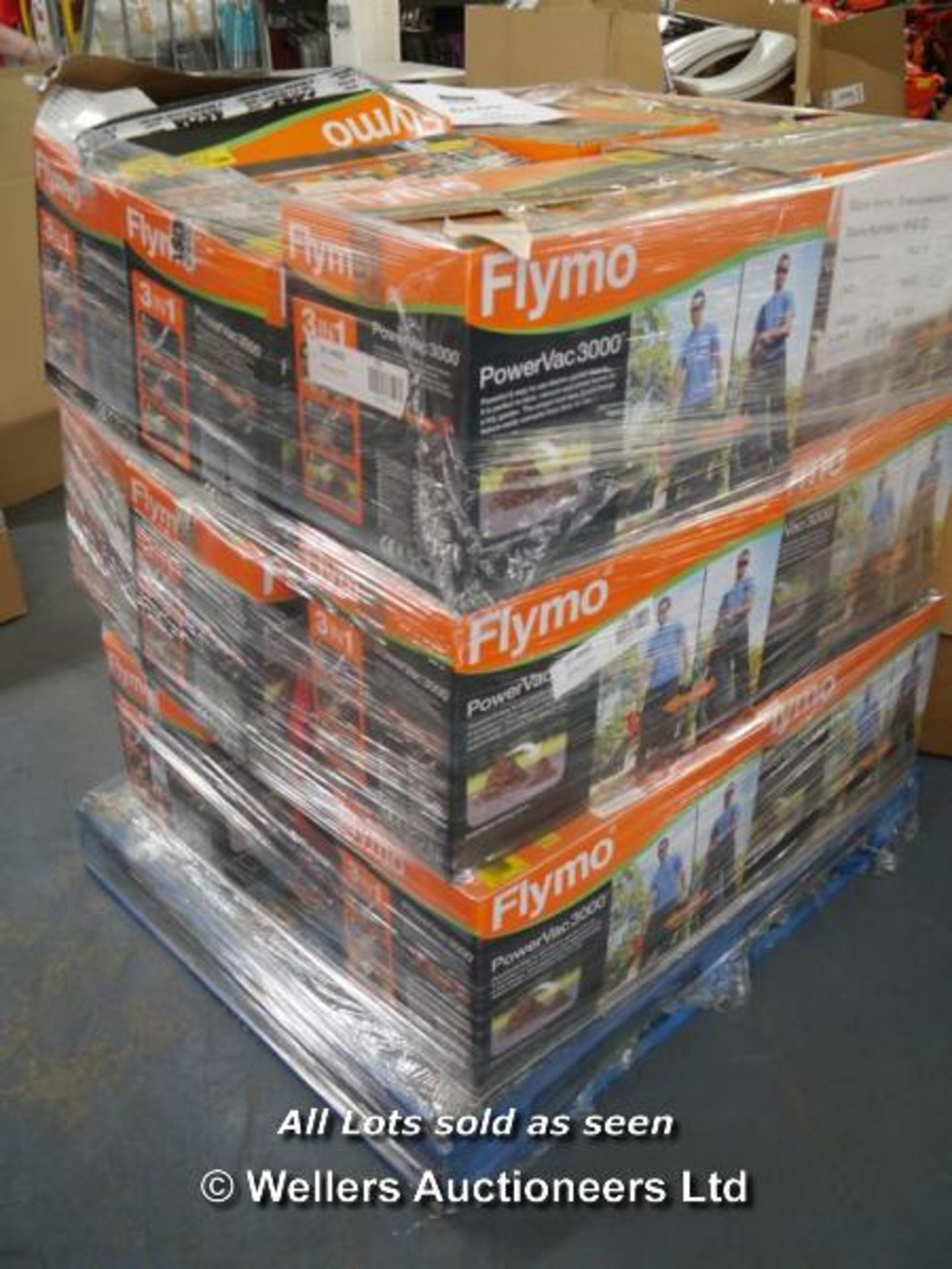 *1X MIXED PALLET OF APPROX  15X BOXED FLMYO POWERVAC 3000 ELECTRIC GARDEN BLOWERS.   (LOCATION - Image 2 of 2
