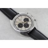 Gentlemen's vintage Movado chronograph Datron HS360 automatic, circular dial with three black