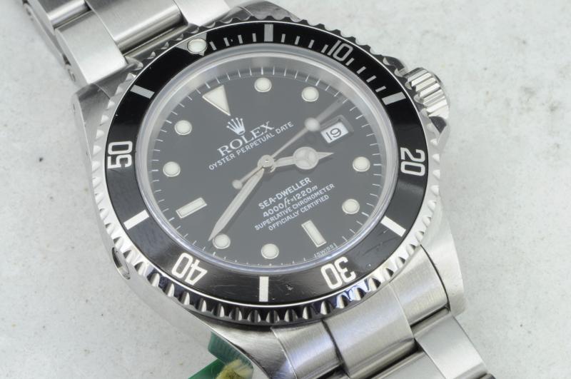 Gentlemen's Rolex Oyster Perpetual Date Sea-Dweller, black dial and bezel, stainless steel case