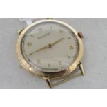 Vintage International Watch Co, IWC Schaffhausen wristwatch, circular dial with Arabic and baton
