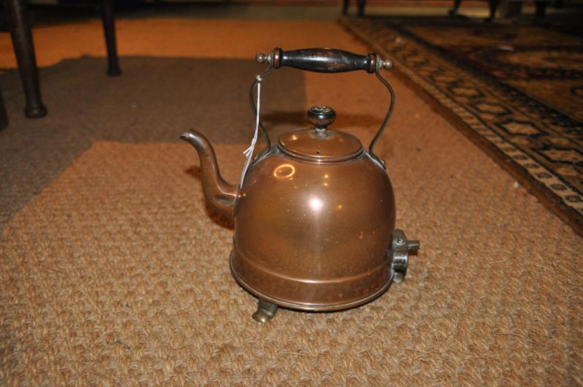 Copper electric kettle, circa 1920