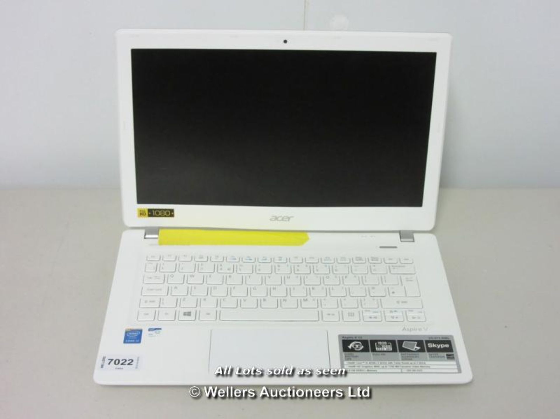 *"ACER ASPIRE V3-371 13.3" LAPTOP / INTEL CORE I5 PROCESSOR / WITHOUT HDD / WITHOUT OPERATING SYSTEM