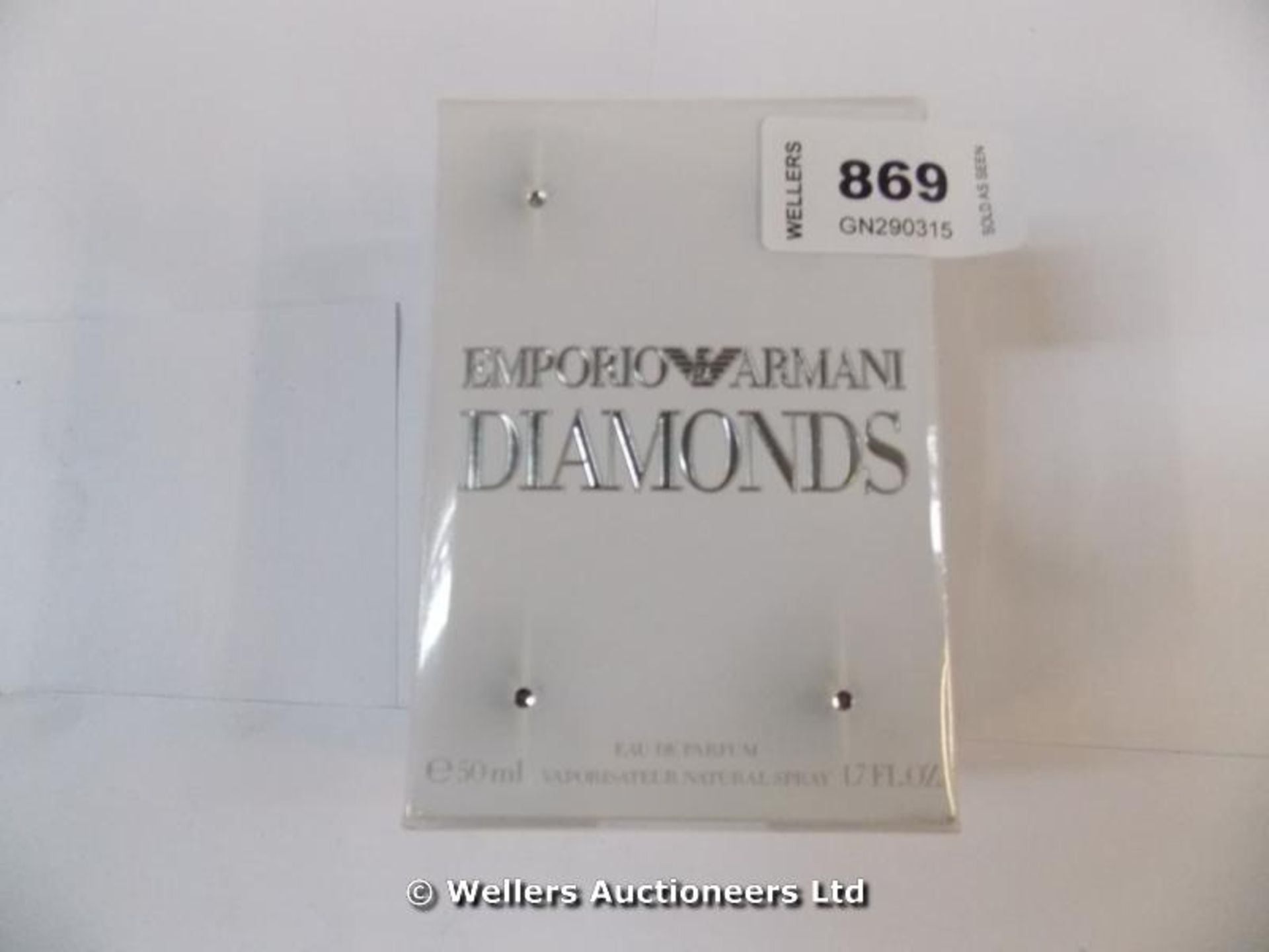 *EMPORIO ARMANI DIAMONDS EDP 50ML / GRADE: NEW / SEALED (DC2)[GN300315-869}