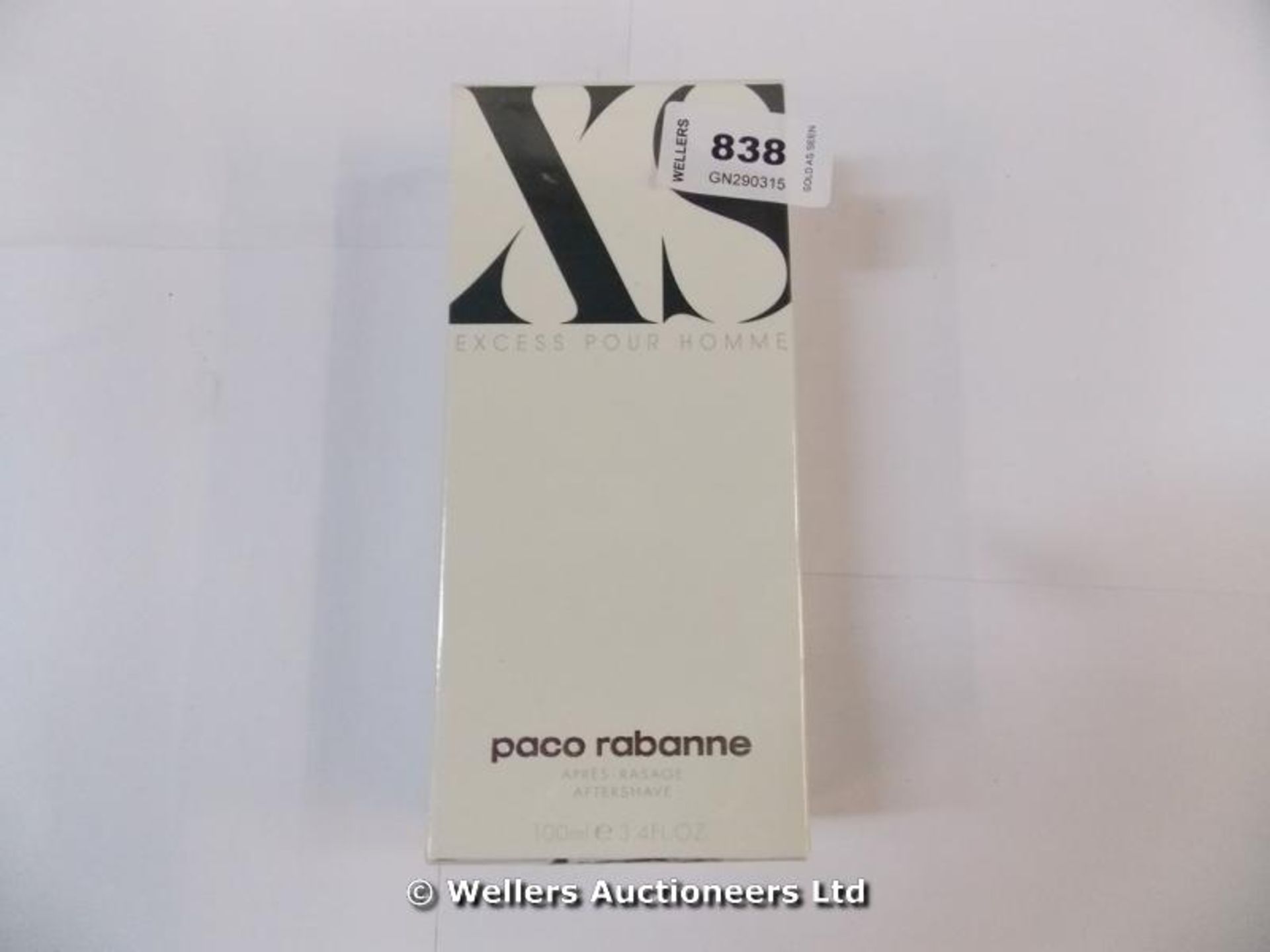 *PACO RABANNE XS EXCESS POUR HOMME AFTER SHAVE 100ML / GRADE: NEW / SEALED (DC2)[GN300315-838}