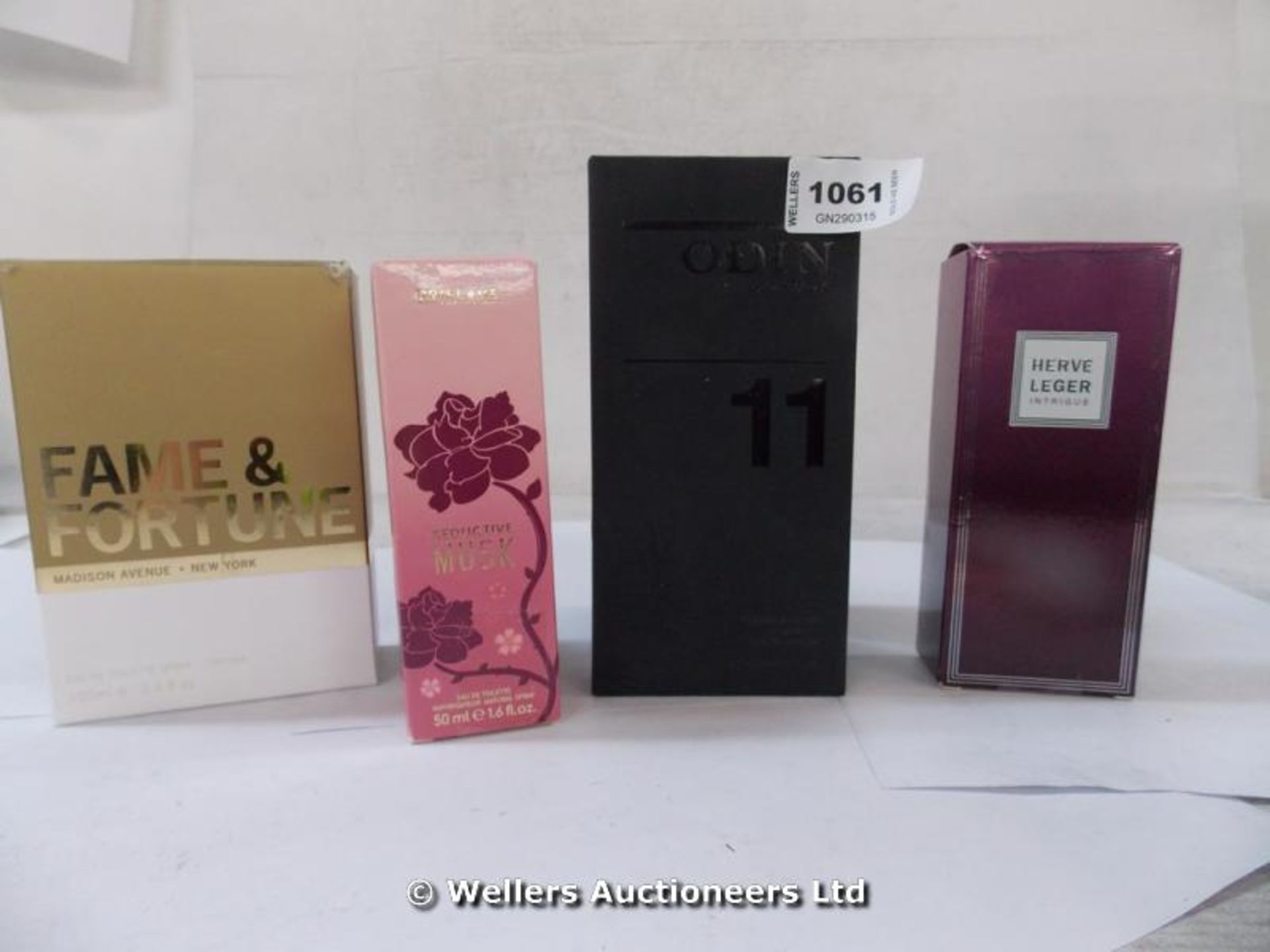 *X4 MIXED PERFUMES INC ODIN FORMULA ELEVEN EDP 100ML, HERVE LEGER INTRIGUE EDP 50ML, SEDUCTIVE