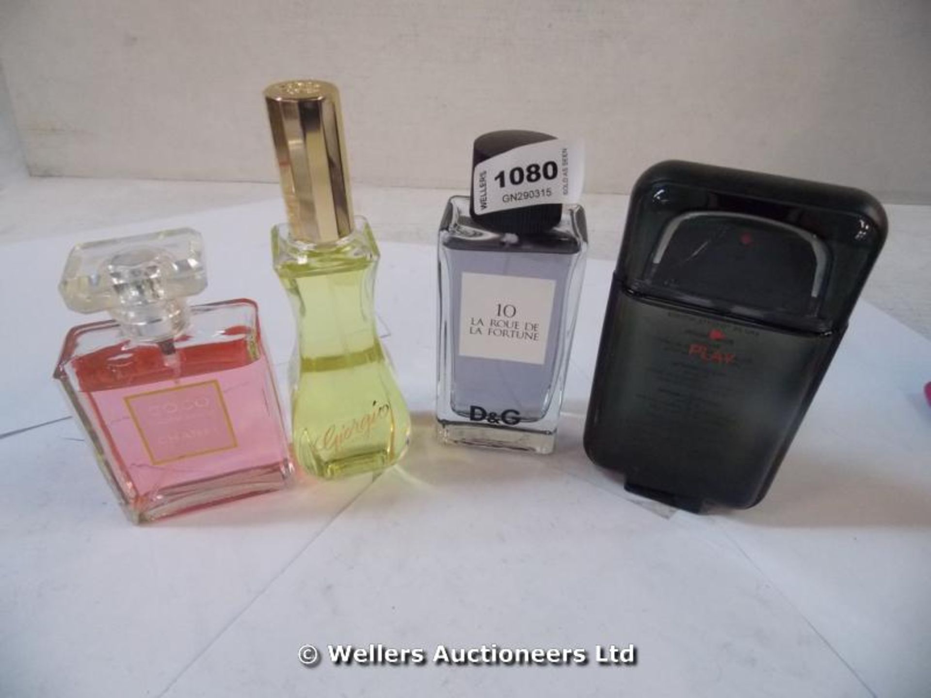 *X4 MIXED PART USED LOOSE PERFUMES INC COCO MADEMOISELLE CHANEL EDP 100ML/D&G LA ROUE DE LA