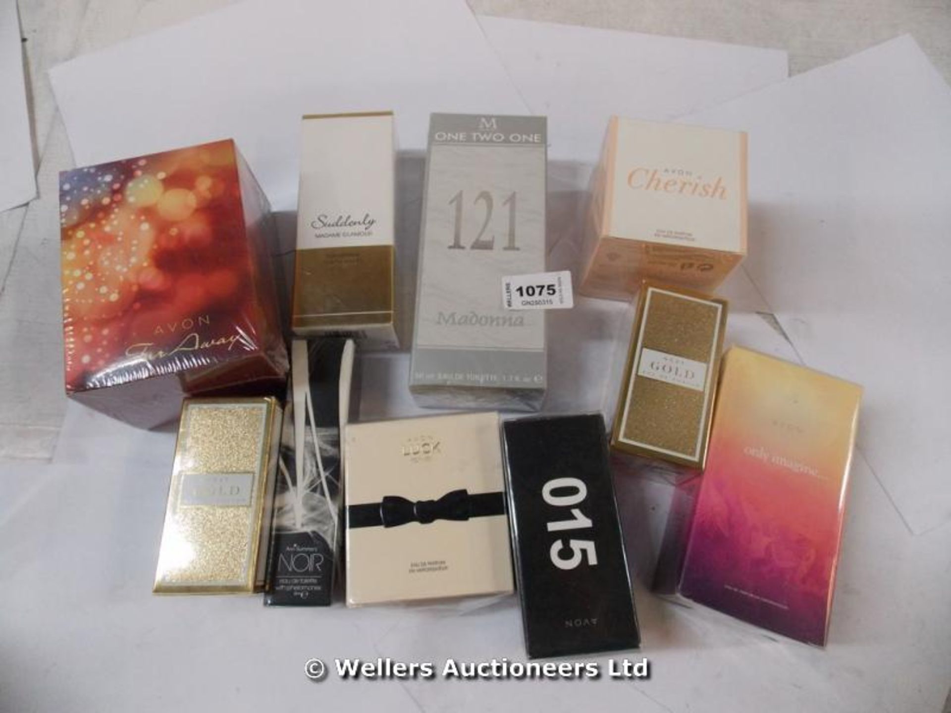 *X10 MIXED PERFUMES INC NEXT GOLD EDP 30ML/AVON LUCK FOR HER EDP 50ML/MADAME GLAMOUR SUDDENLY FOR