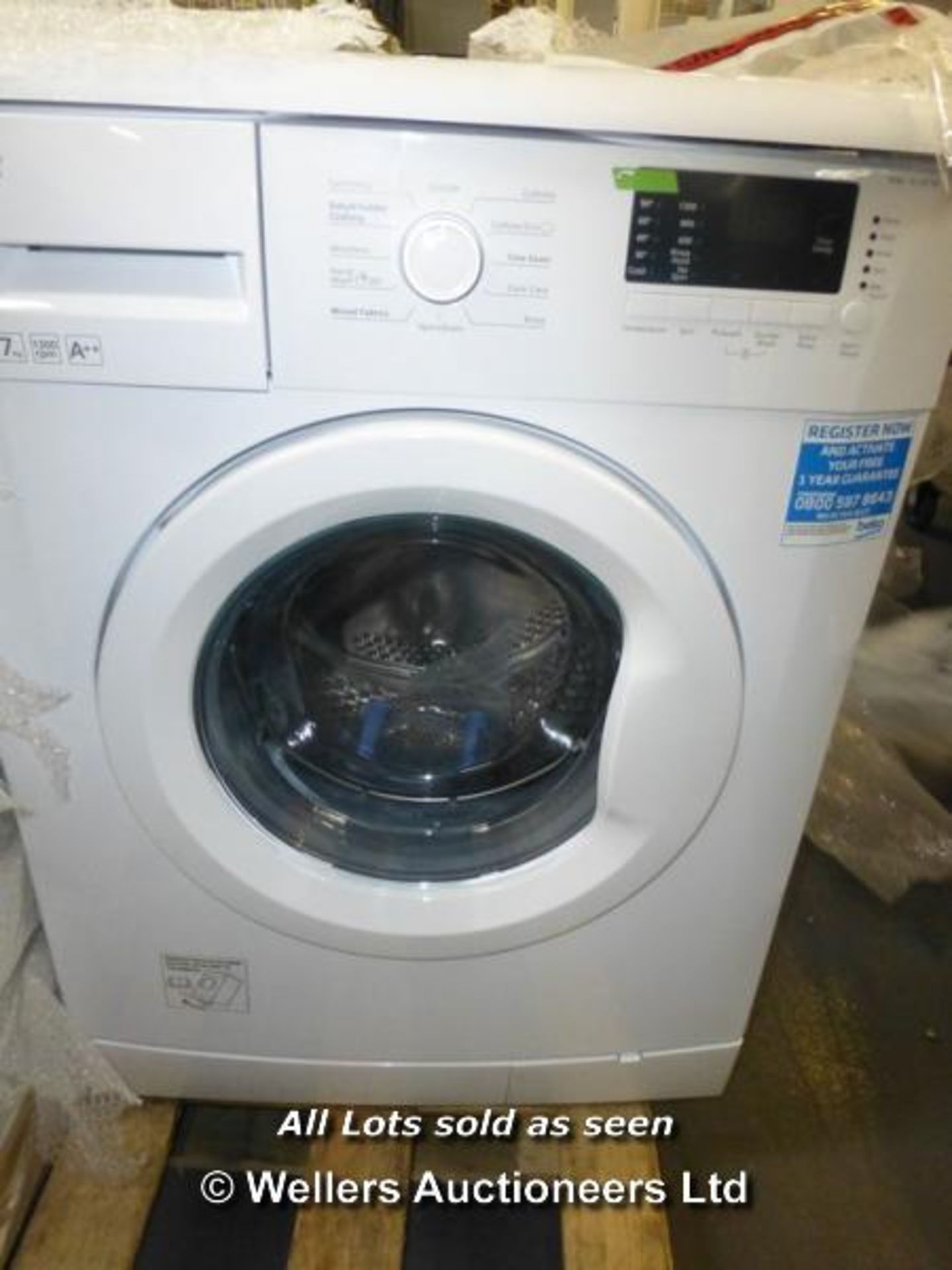 *BEKO WM74135WWASHING MACHINE / GRADE: RETAIL RETURN / UNBOXED (DC5) {#4139 [TA300315-145}(