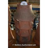 A TERRACOTTA MULTI VENTED CHIMNEY POT, 760 HIGH