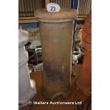 A BUFF CHIMNEY POT, 760 HIGH