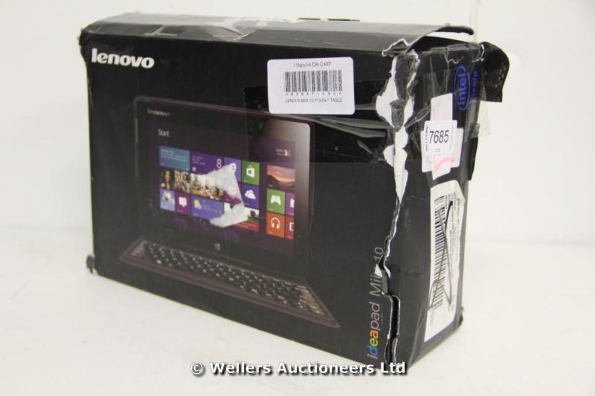 *LENOVO IDEAPAD MIIX 10 TABLET / NO OPERATING SYSTEM / INTEL ATOM Z2760 1.80GHZ / 2GB RAM / 64GB - Image 3 of 3