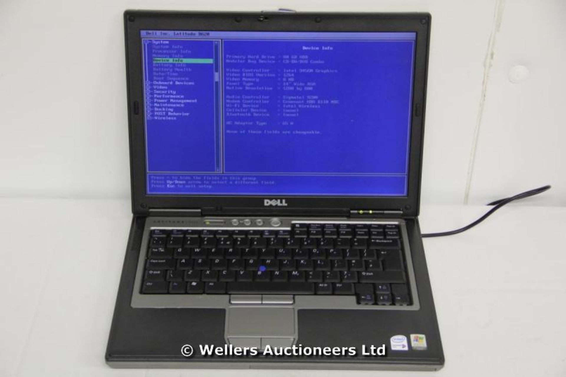*3 X DELL LAPTOPS INCLUDING 1 X D820 (POWER LIGHT COMES BUT NO DISPLAY / NO HARD DRIVE / MISSING - Image 8 of 9