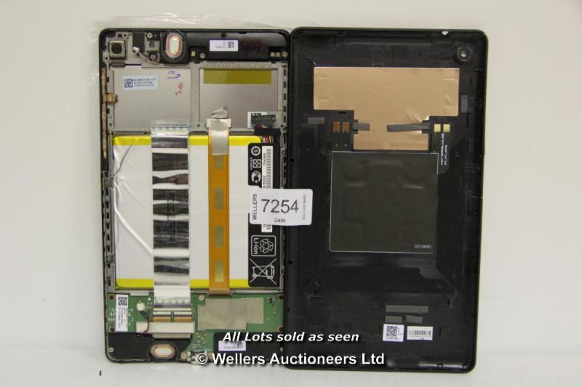 *ASUS NEXUS TABLET / WITHOUT OPERATING SYSTEM O/S / WITH BATTERY / WITHOUT CHARGER / MISSING PARTS / - Image 2 of 2