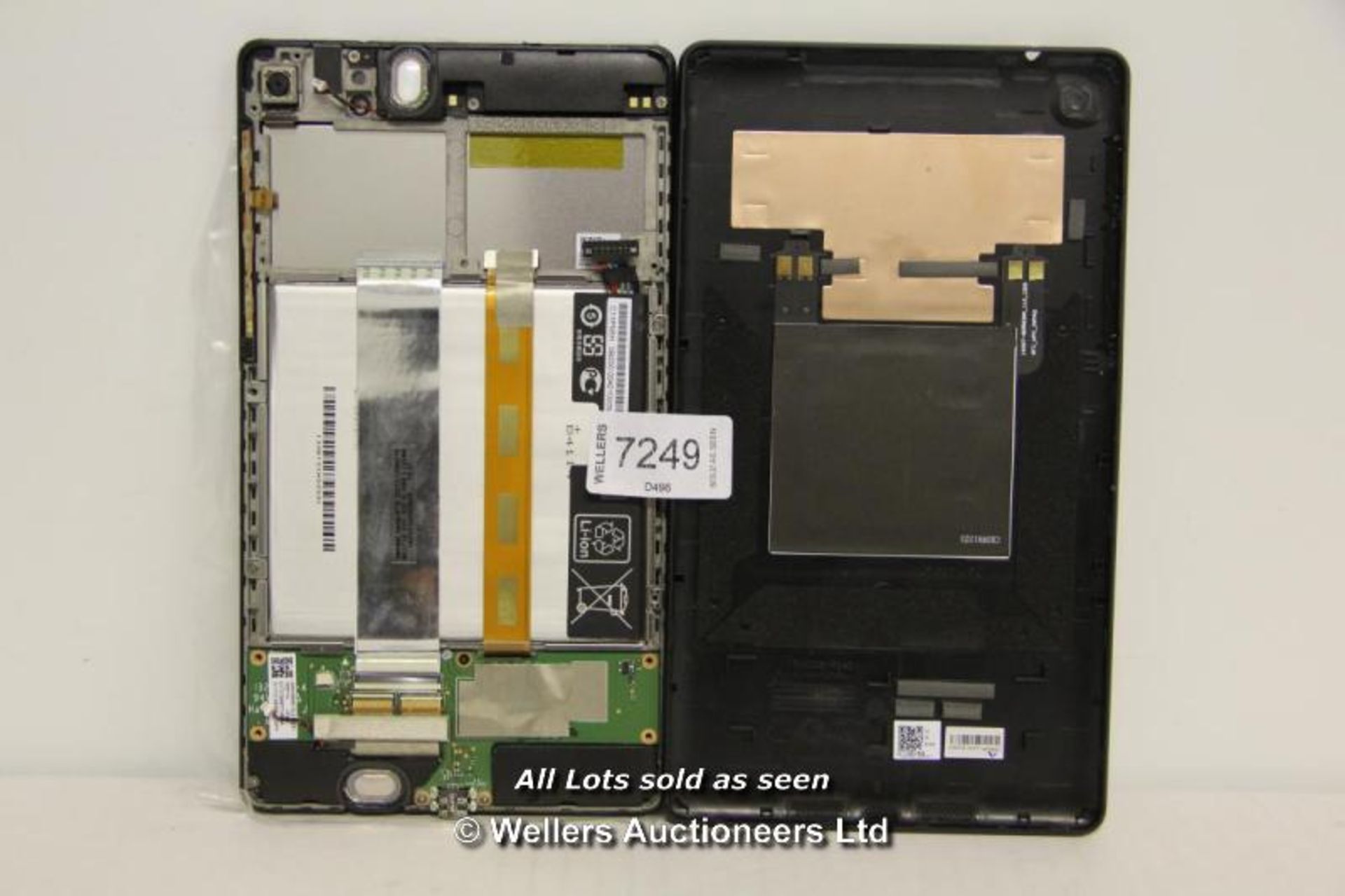 *ASUS NEXUS TABLET / WITHOUT OPERATING SYSTEM O/S / WITH BATTERY / WITHOUT CHARGER / MISSING PARTS / - Image 2 of 2