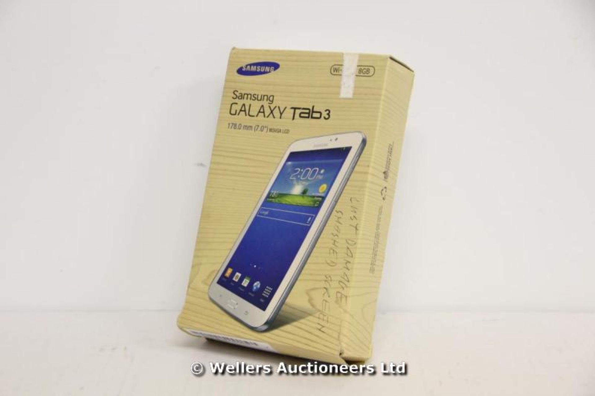 *"SAMSUNG TAB 3 7" TABLET / 1.2GHZ DUAL CORE PROCESSOR / RAM 1GB / 8GB HDD / ANDROID O/S / WITH - Image 3 of 3