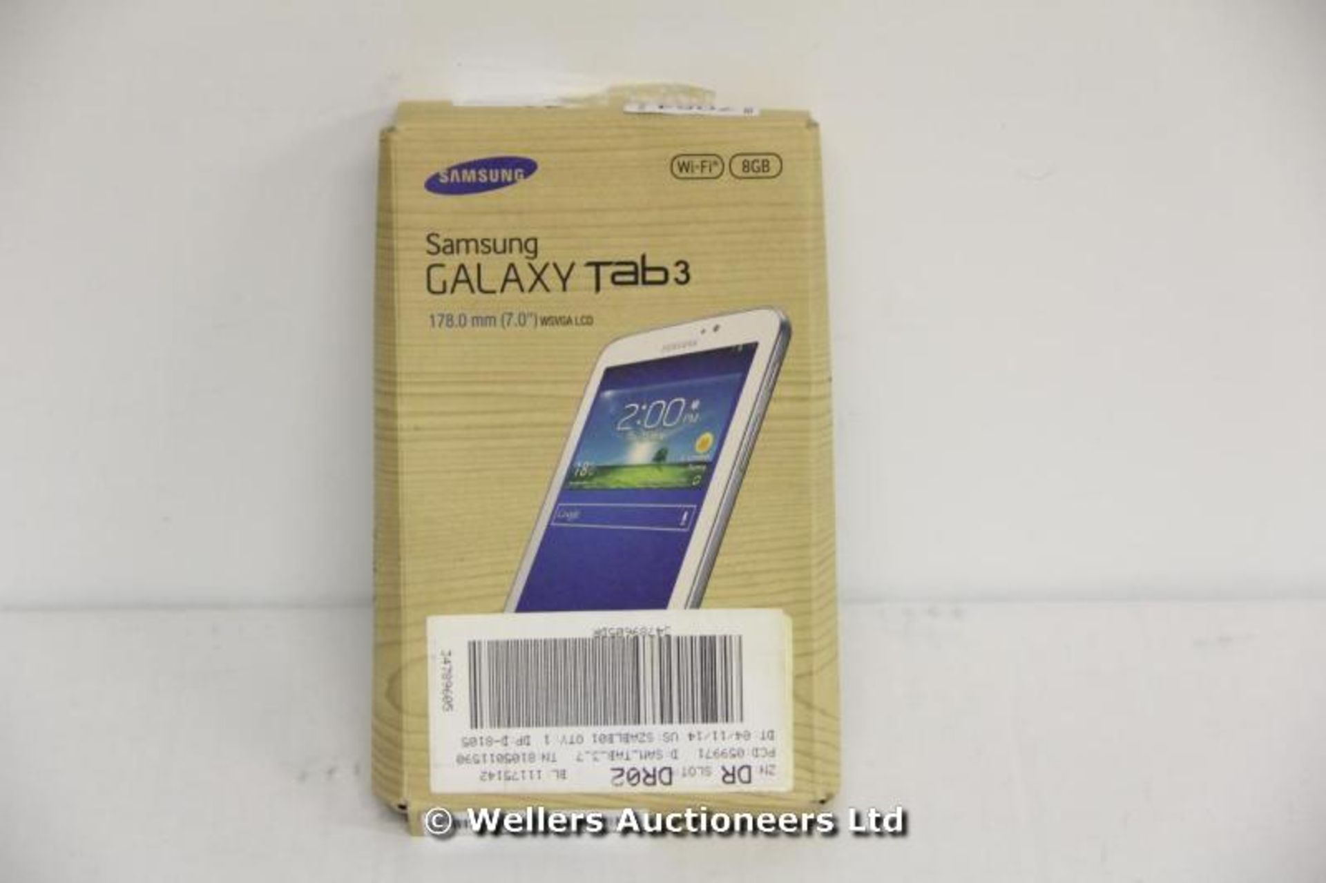*"SAMSUNG TAB 3 7" TABLET / 1.2GHZ DUAL CORE PROCESSOR / RAM 1GB / 8GB HDD / ANDROID O/S / WITH - Image 3 of 3