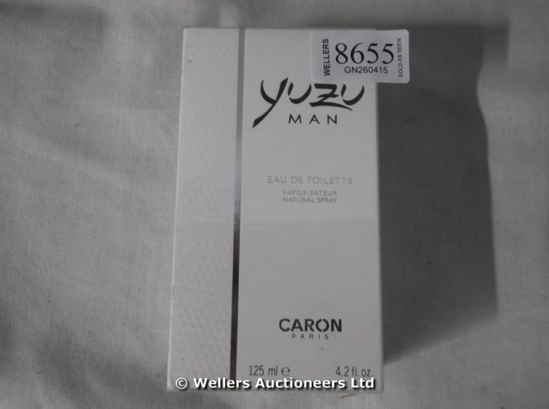 *CARON PARIS YUZU MAN EDT 125ML / GRADE: NEW / SEALED (DC2)[GN260415-8655}