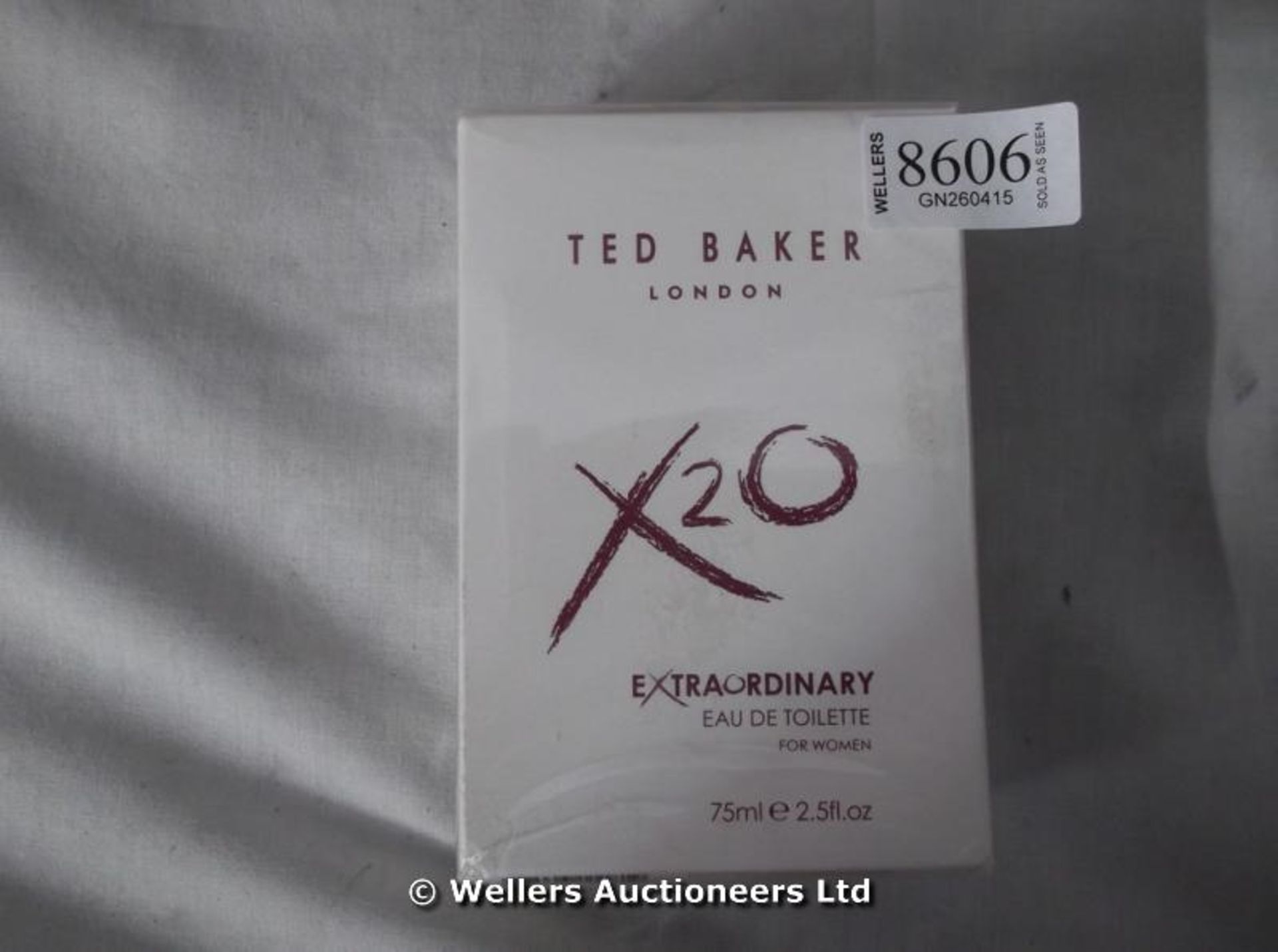 *TED BAKER X20 EXTRAORDINARY EDT FOR WOMAN 75ML / GRADE: NEW / SEALED (DC2)[GN260415-8606}