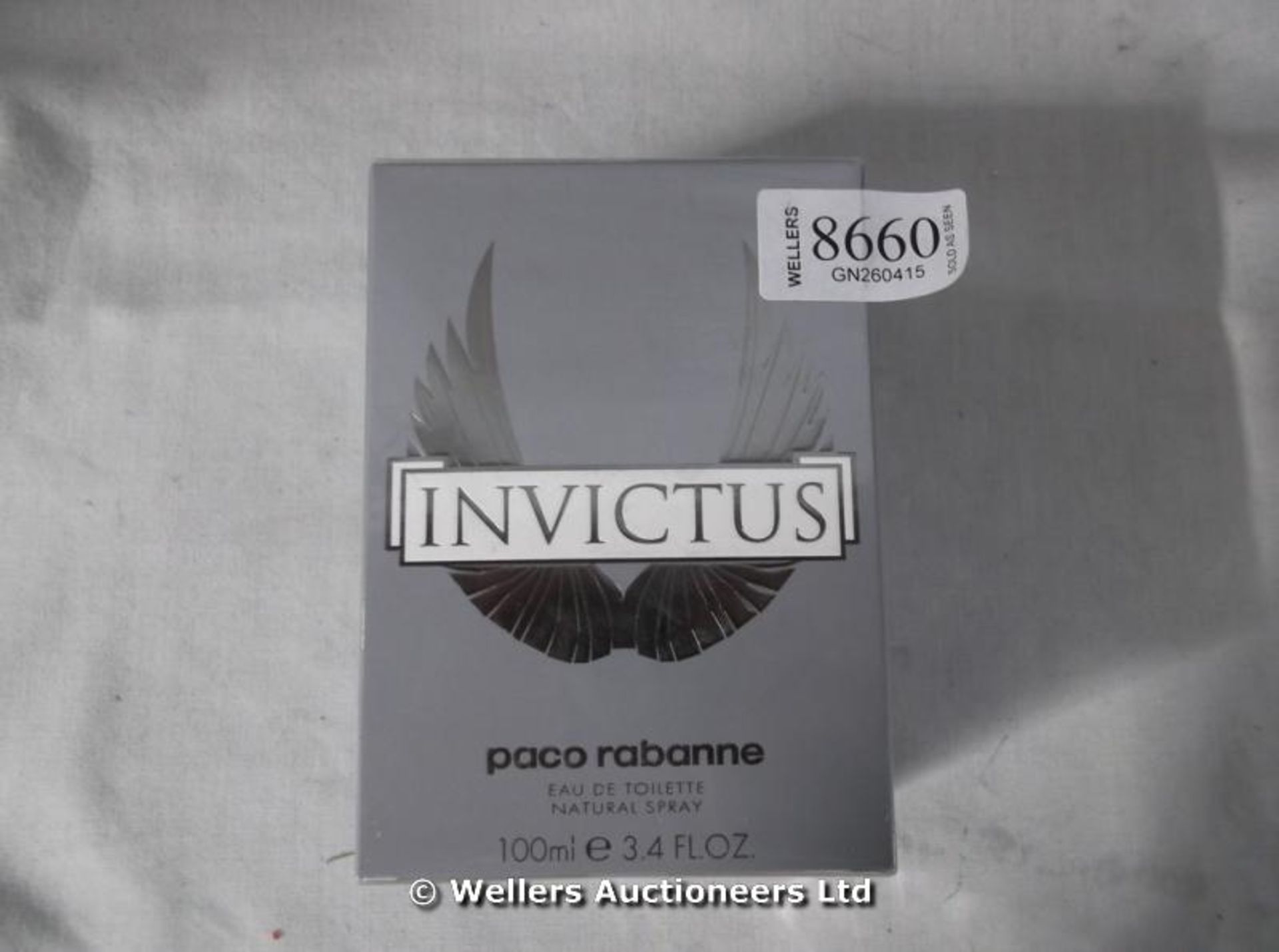 *PACO RABANNE INVICTUS EDT 100ML / GRADE: NEW / SEALED (DC2)[GN260415-8660}