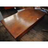 *Large low mahogany coffee table (Lot subject to VAT)