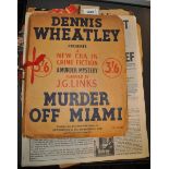Two Dennis Wheatley Folios, a 1942 German document (Colditz) and various war related Titanic and