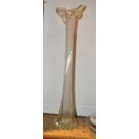 Hand blown Venetian stem vase 590 high