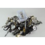 *Bag containing approximately twenty-five ladies' wristwatches, including Sekonda, Seiko, Citizen (