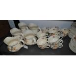 A large quantity of Grindley, Elephant Pottery, London SE1, 'Autumn Spray' porcelain