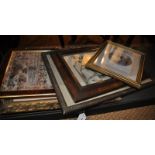 Five mainly 19th century watercolours and prints