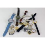 Fifteen mixed watches including Sekonda, Montine, Swatch