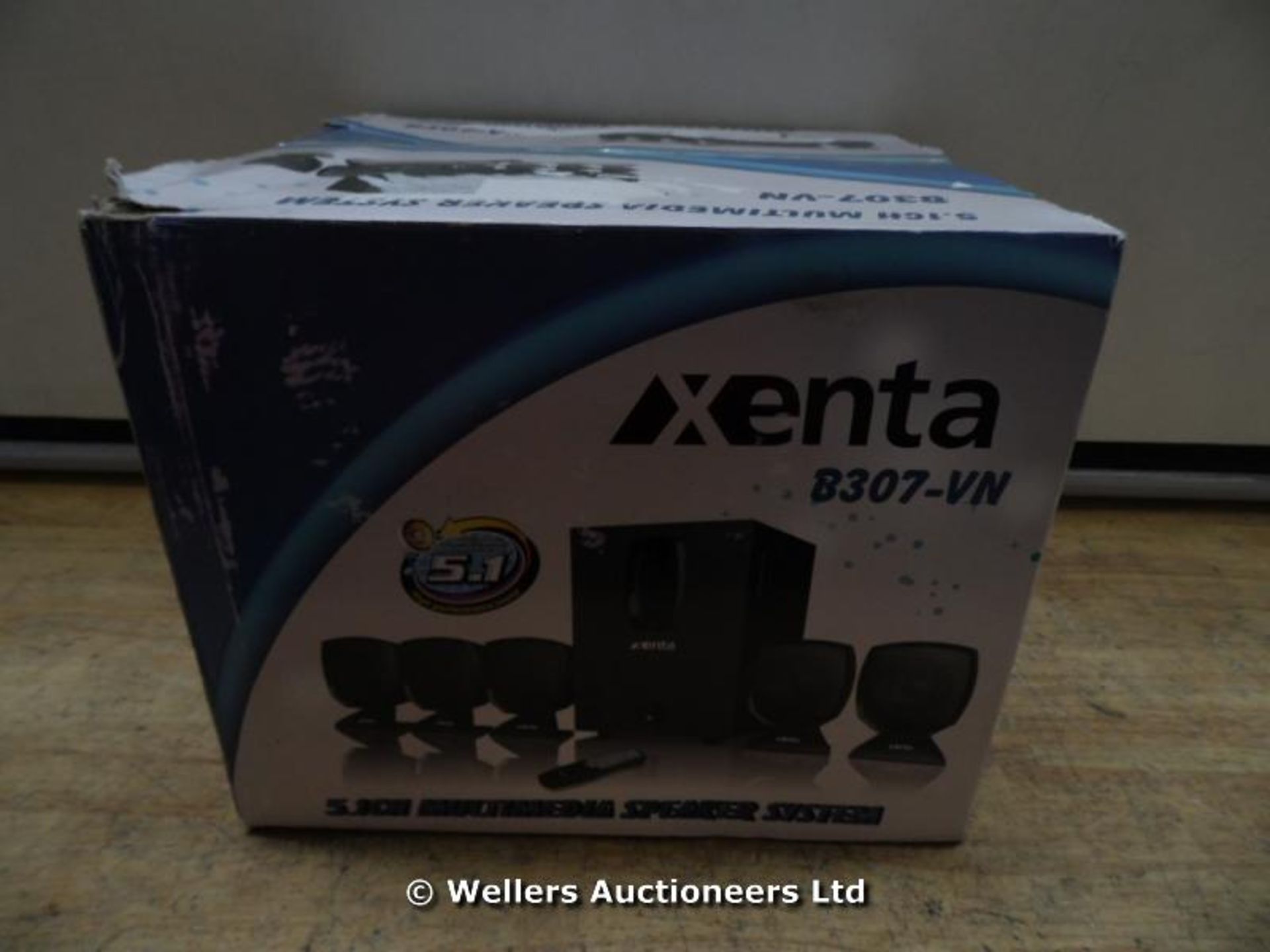 *XENTA 5.1 SURROUND SOUND SPEAKER SYSTEM _449300 / GRADE: RETAIL RETURN / BOXED (DC3) {#1148 [