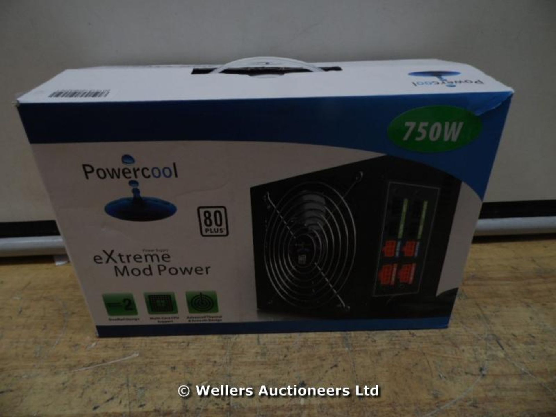 *POWERCOOL 750W SEMI MODULAR POWER SUPPLY _448948 / GRADE: RETAIL RETURN / BOXED (DC1) {#1148 [