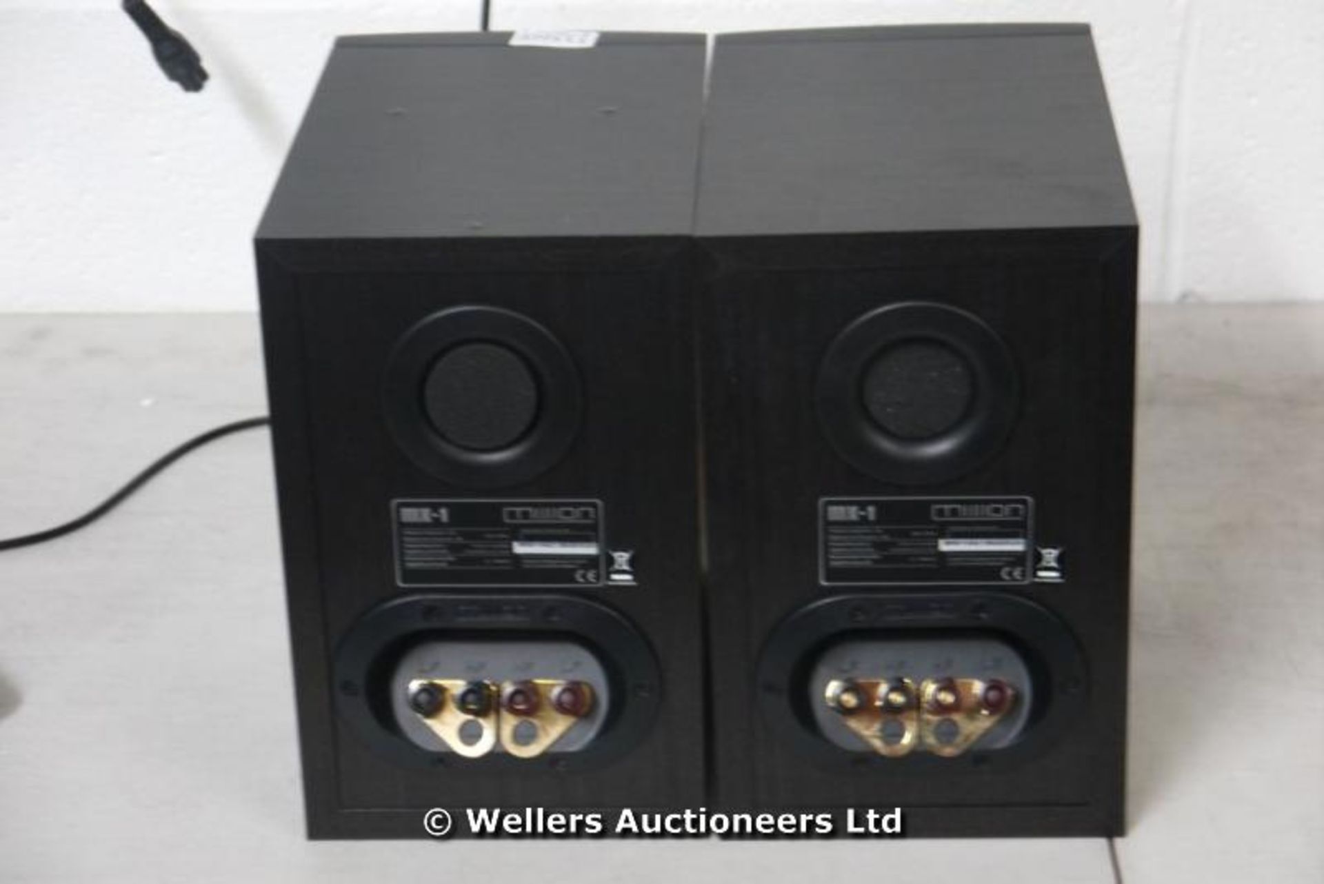 *MISSION MX1 100W STAND MOUNT SPEAKERS / WITH REMOTE / WITH MANUAL / BRANDED BOX (DC3) {#1168[ - Image 3 of 3