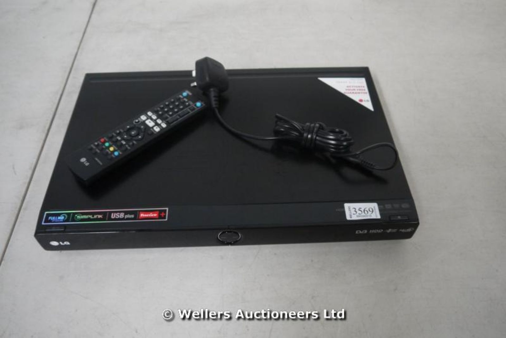 *LG RHT497 DVD RECORDER / WITH REMOTE / WITH POWER CORD / UNBRANDED BOX (DC3) {#1168[MK090515-3569} - Image 2 of 3