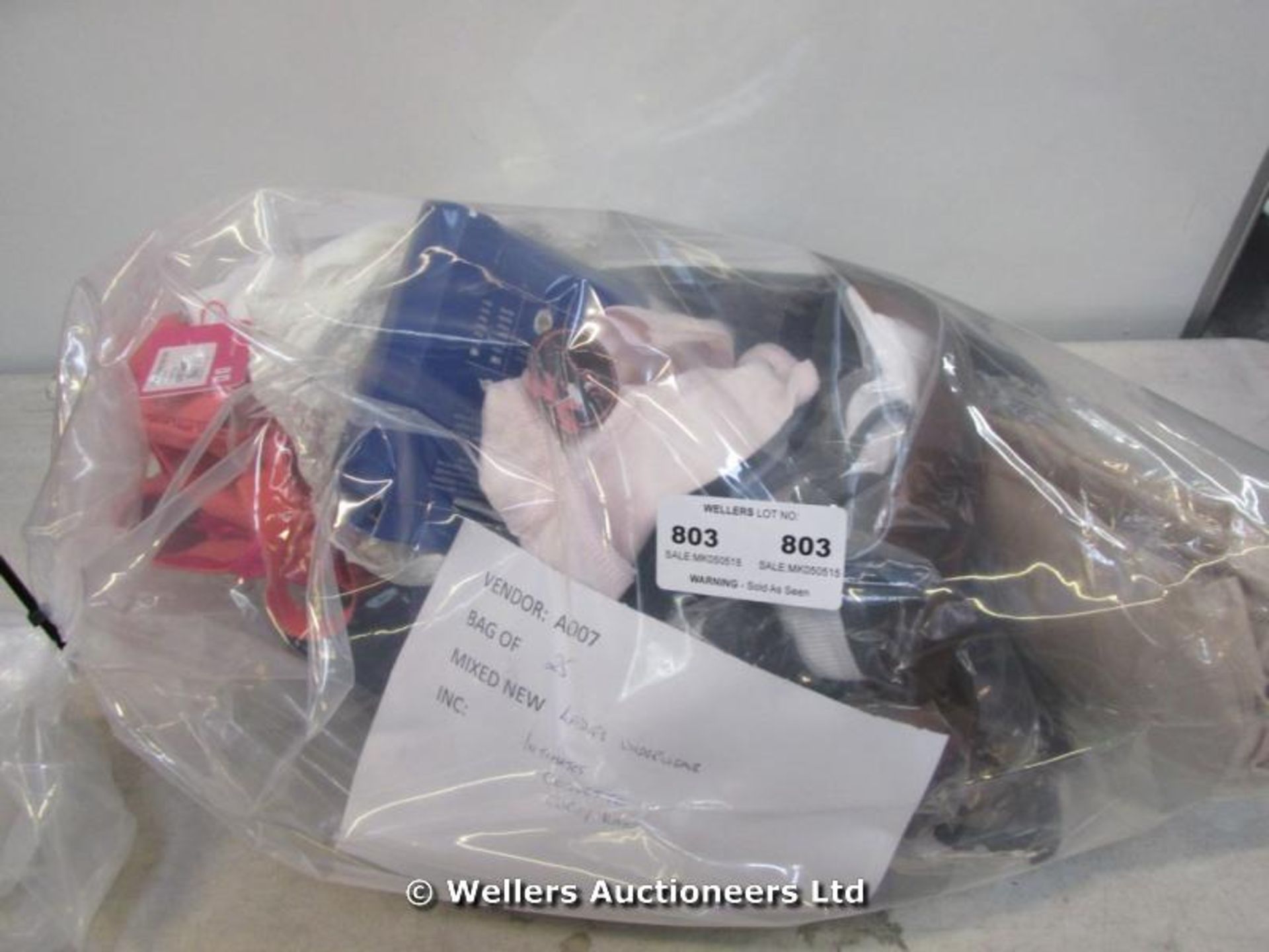 *25 X MIXED NEW LADIES UNDERWEAR INC INTIMATES, COQUETTE, CURVY KATE / GRADE: UNCLAIMED PROPERTY /
