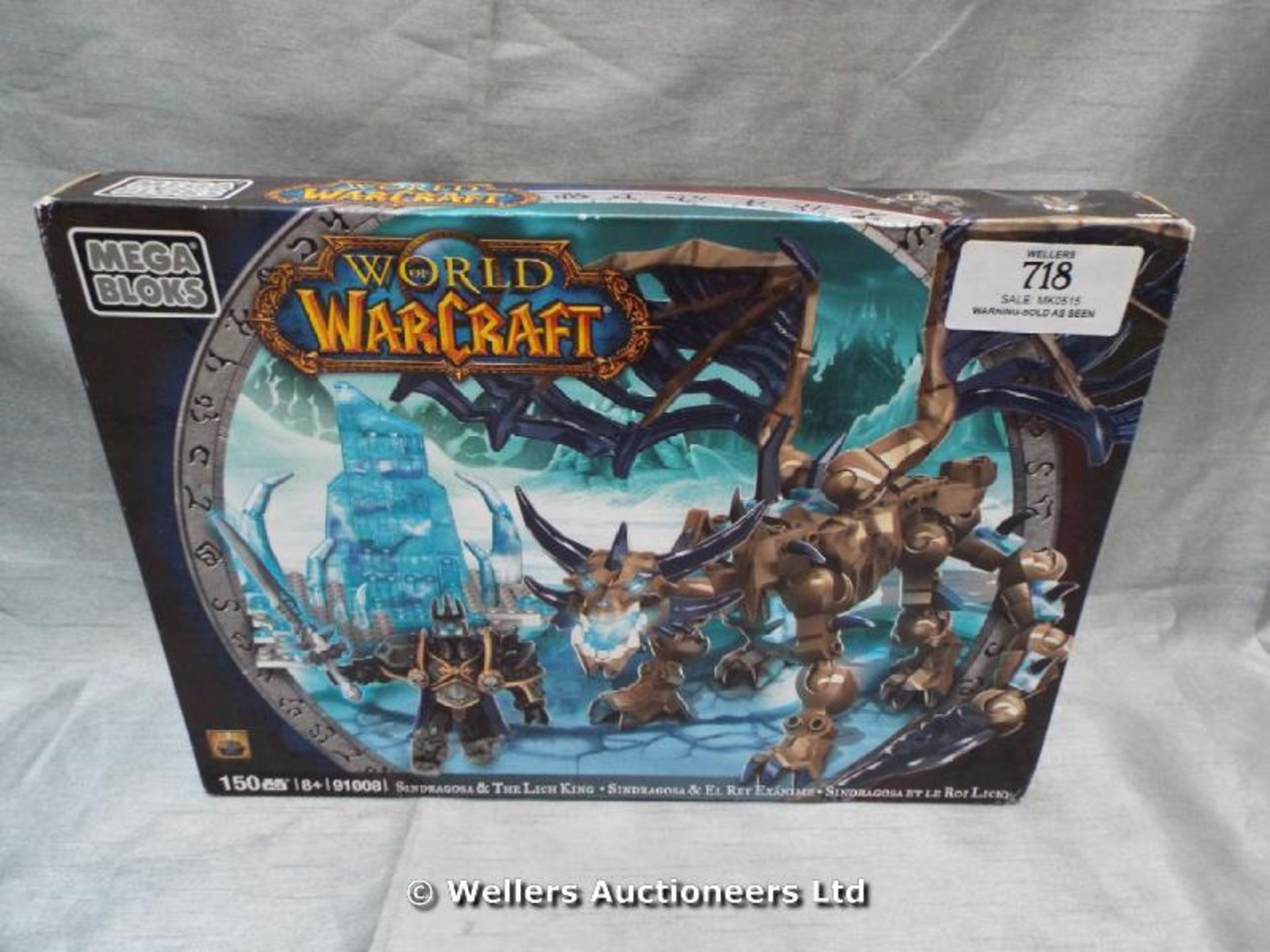 *MEGABLOKS WORLD OF WARCRAFT SET 91008 / GRADE: UNCLAIMED PROPERTY / BOXED (DC2)[MK070515-1718}