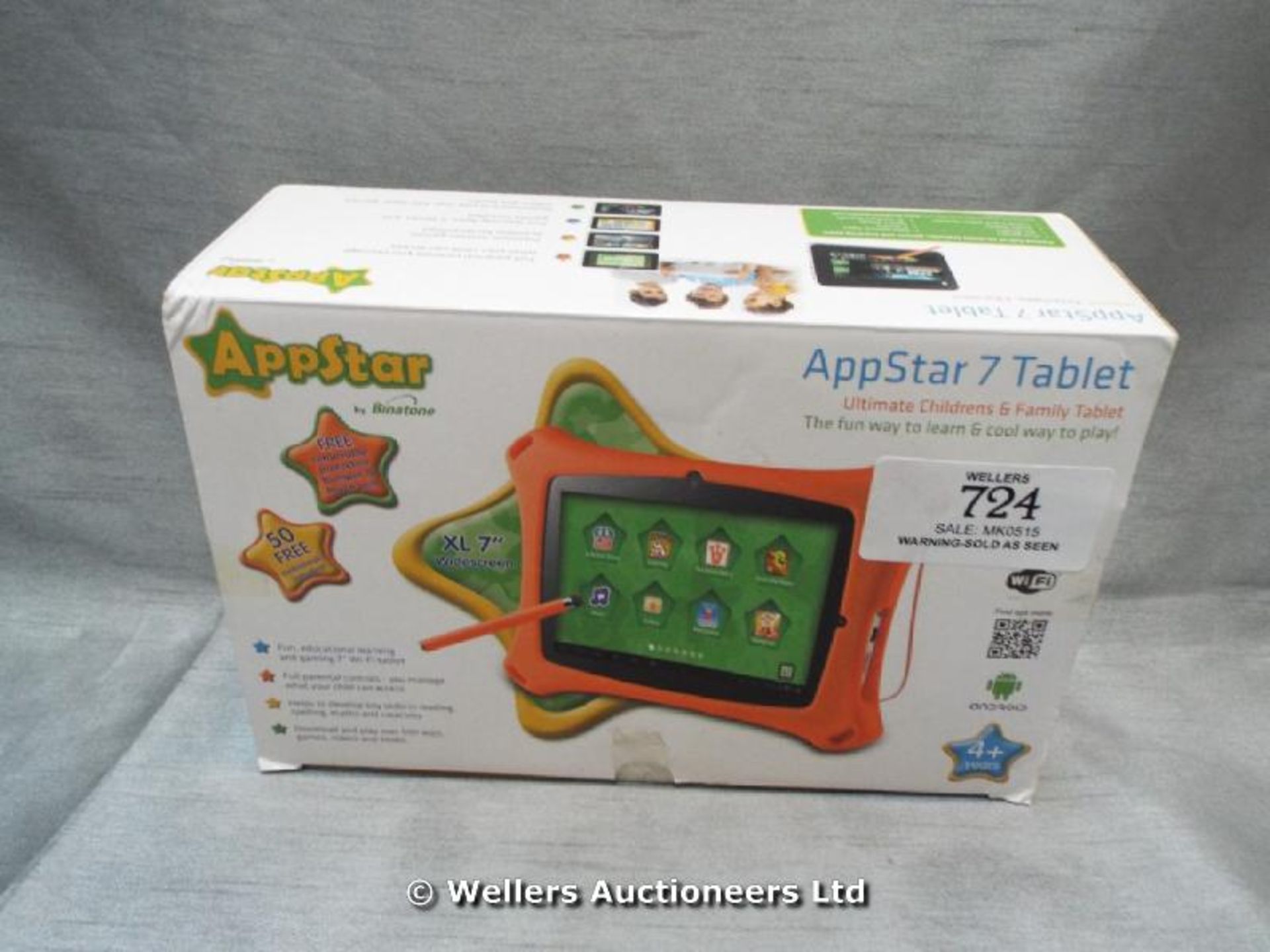 *APPSTAR 7 TABLET / GRADE: UNCLAIMED PROPERTY / BOXED (DC2)[MK070515-1724}