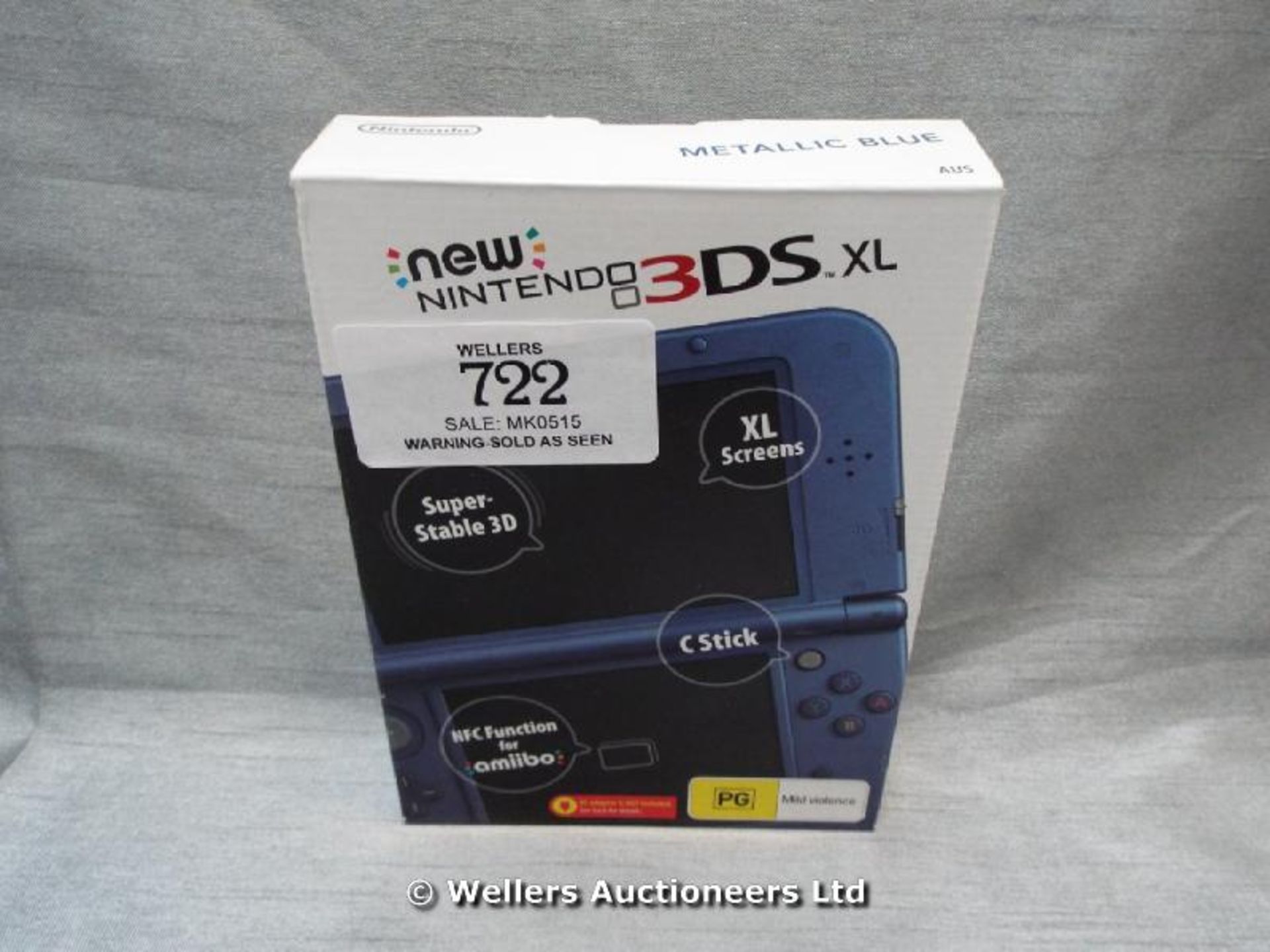 *NINTENDO 3DS XL / GRADE: UNCLAIMED PROPERTY / BOXED (DC1)[MK070515-1722}