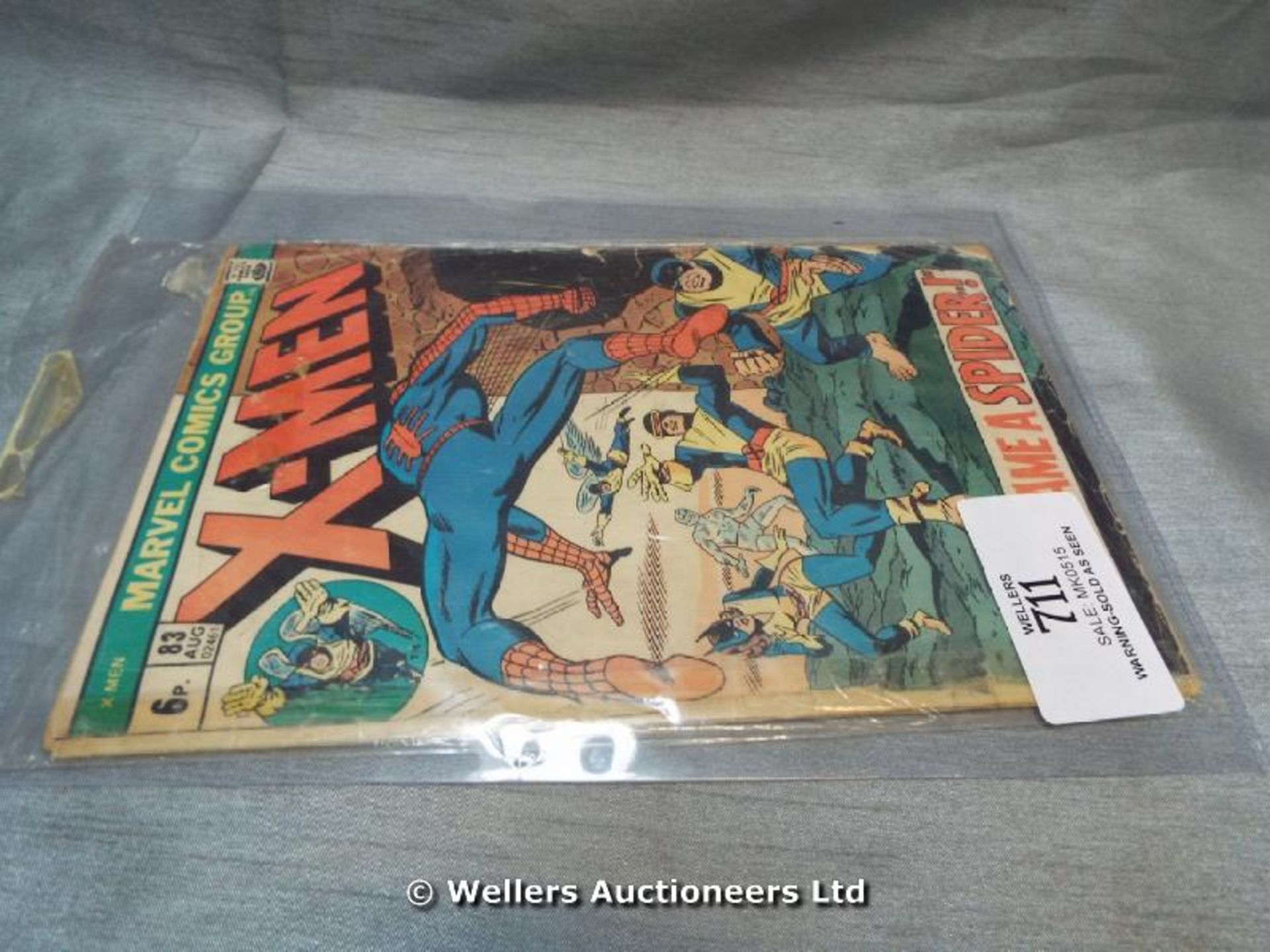 *MARVEL COMICS X-MEN 23 AUG 02461 'ALONG CAME A SPIDER' / GRADE: UNCLAIMED PROPERTY / UNBOXED (