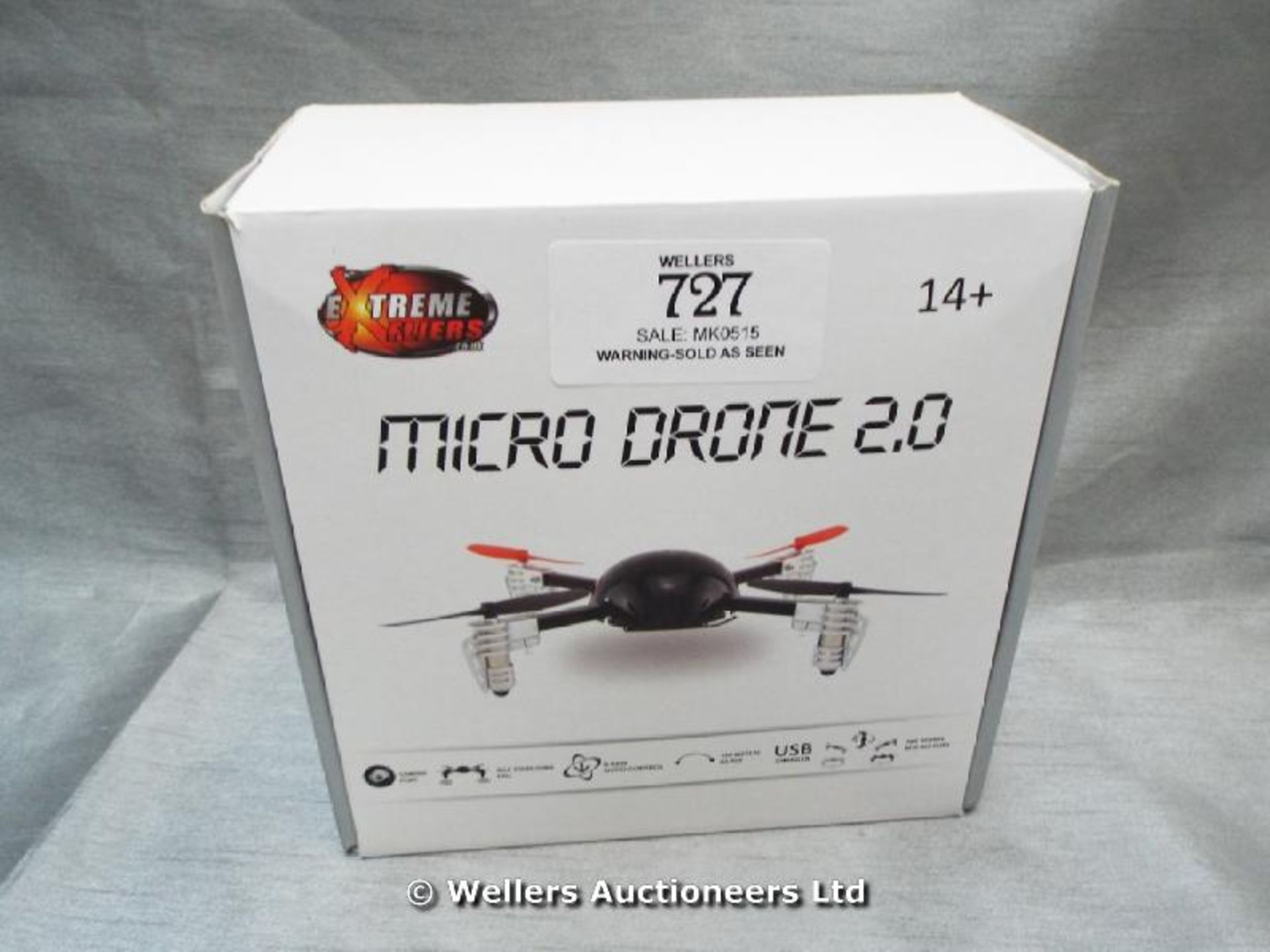 *MICRO DRONE 2.0 / GRADE: UNCLAIMED PROPERTY / BOXED (DC2)[MK070515-1727}