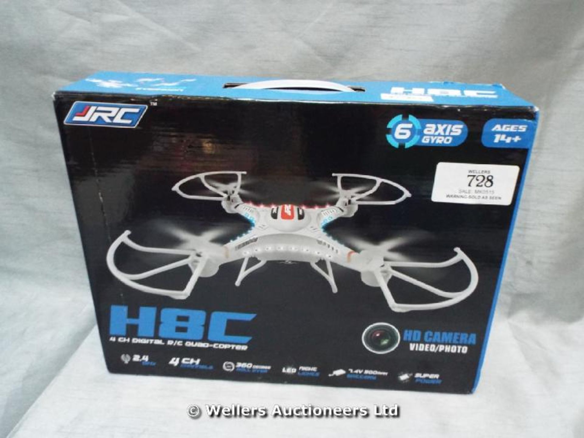 *JRC H8C QUAD COPTER / GRADE: UNCLAIMED PROPERTY / BOXED (DC3)[MK070515-1728}