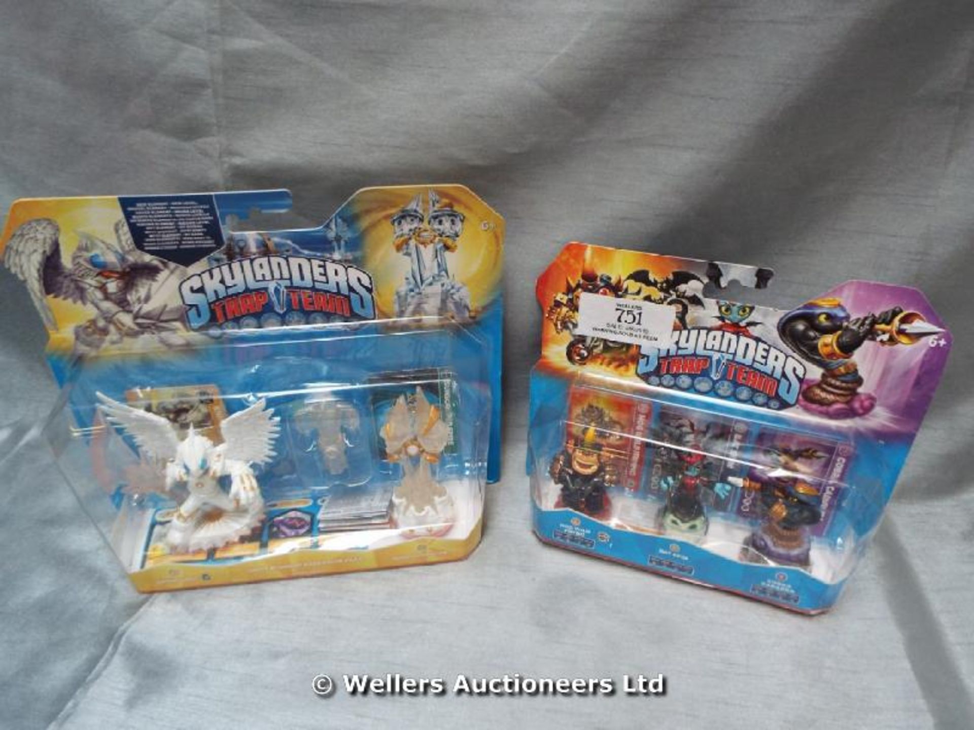 *X2 SKYLANDERS TRAP TEAM FIGURE PACKS / GRADE: UNCLAIMED PROPERTY / BOXED (DC2)[MK070515-1751}