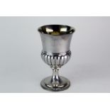 A George IV Scottish thistle shaped silver goblet, Edinburgh 1821, 299g 17.5cm h