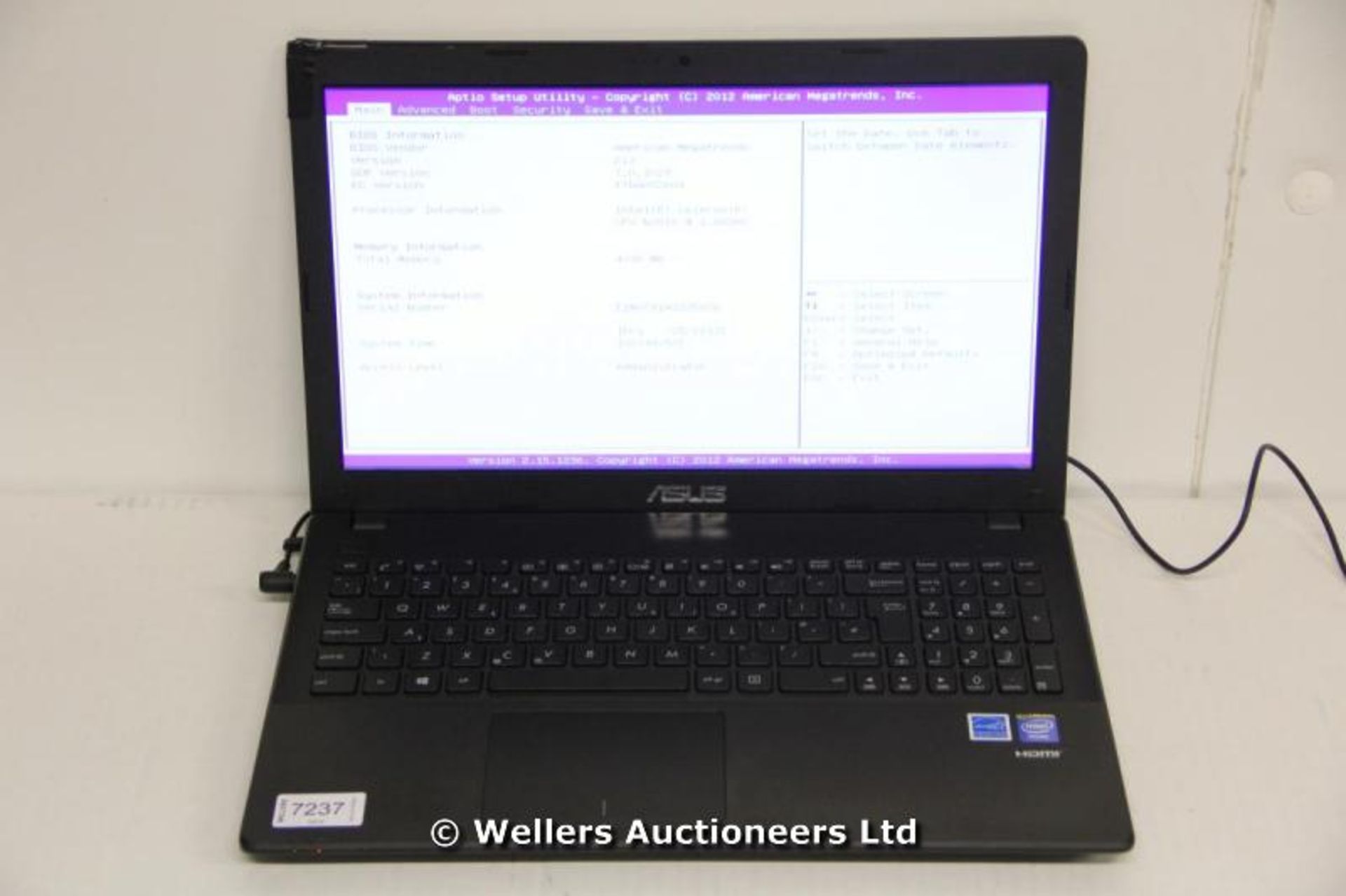 *"ASUS X551MA 15.6" LAPTOP / INTEL CELERON N2815 1.86GHZ / RAM 4GB / 500GB HDD / WITHOUT OPERATING