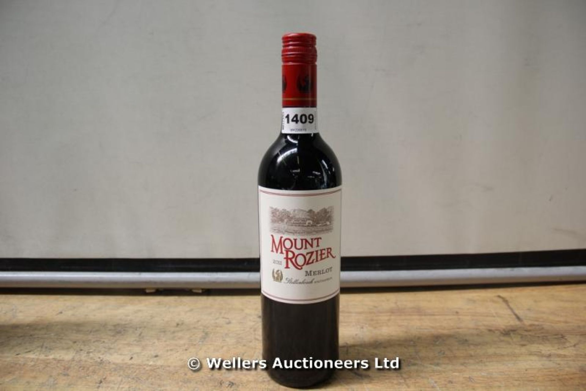 *MOUNT ROZIER 2011 MERLOT / GRADE: UNCLAIMED PROPERTY / UNBOXED (DC2)[MK220515-1409}