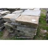 *A PALLET OF YORKSTONE, APPROX 11 SQUARE METRES