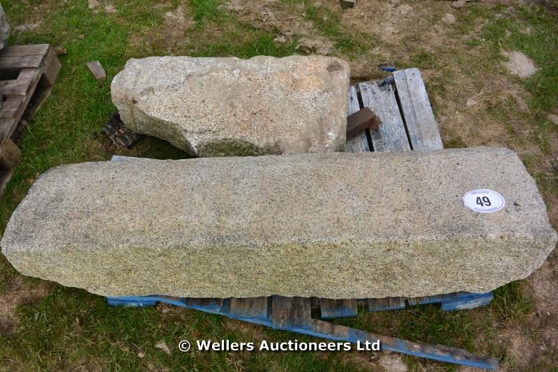 *A PALLET OF MIXED FEATURE STONE/STONE BLOCKS/STEPS